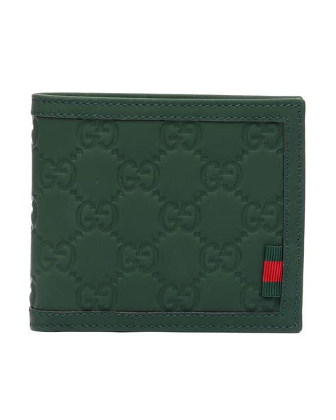 gucci green wallet on chain|gucci guccissima leather wallet.